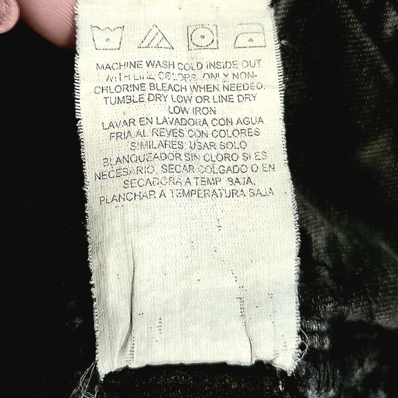 ROCK & REPUBLIC Jeans Kashmiere Straight Leg Black Stretch Denim Low Rise Skinny - Picture 9 of 9